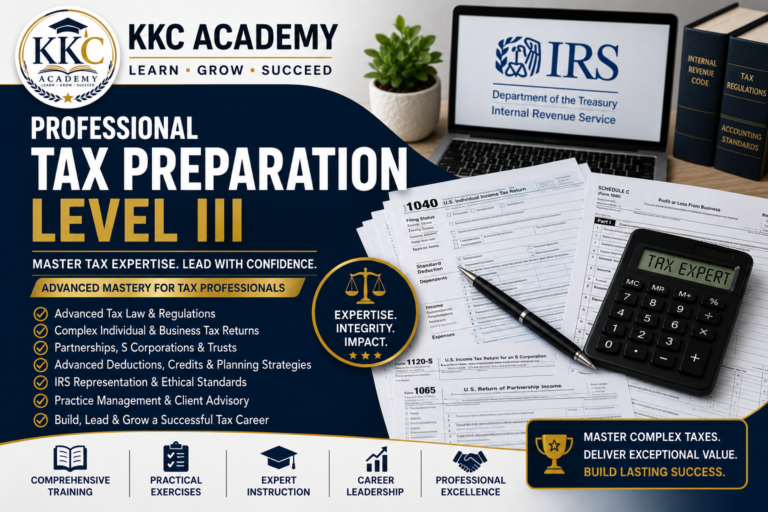 Professional Tax Preparation Level III