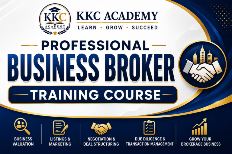 Professional Business Broker Training Course