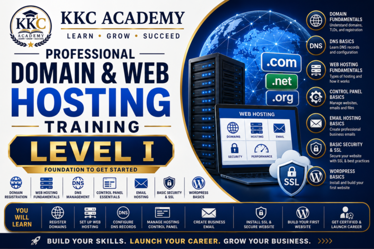 Professional Domain & Web Hosting Services Level I