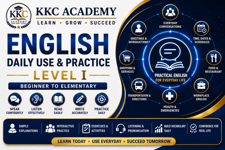English Daily Use & Practice – Level I
