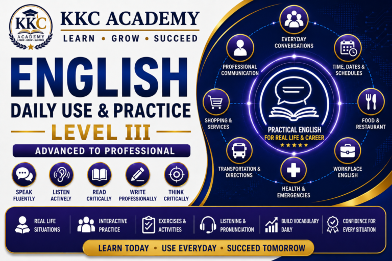 English Daily Use & Practice – Level III