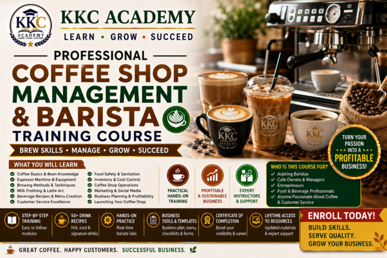 Professional Coffee Shop Management & Barista Training Course