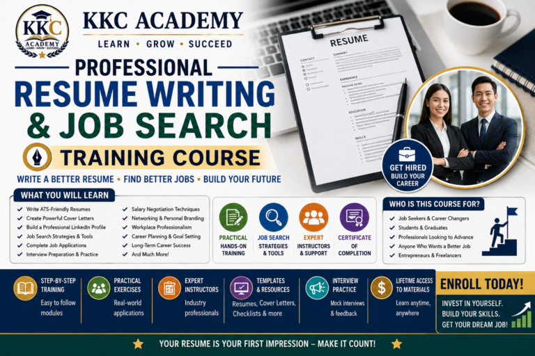 Professional Resume Writing & Job Search Training Course