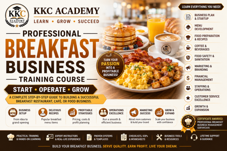 Professional Breakfast Business Training Course