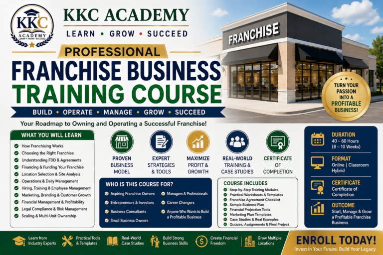 Professional Franchise Business Training Course