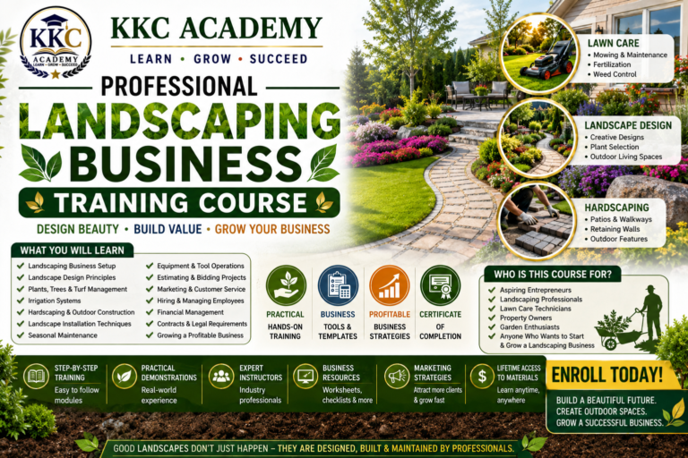 Professional Landscaping Business Training Course