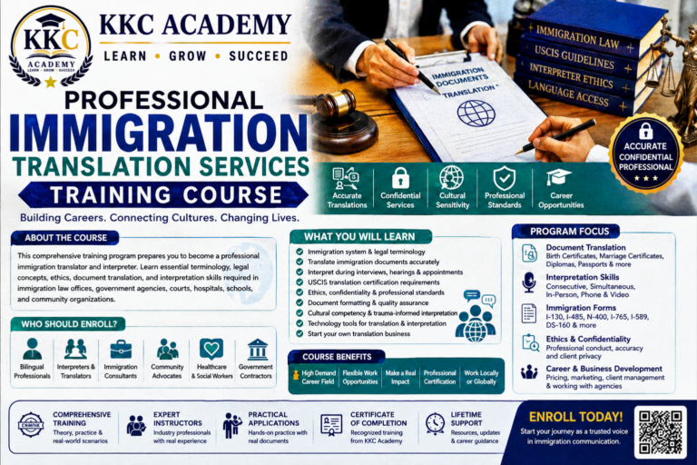 Professional Immigration Translation Services