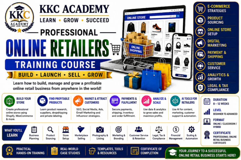 Professional Online Retailers Training Course