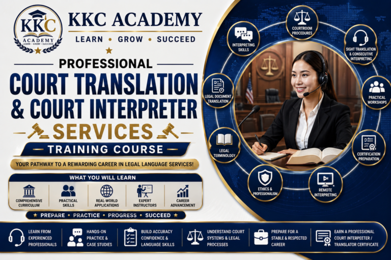 Professional Court Interpreter Services Training Course