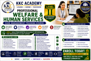 Professional Welfare & Human Services Case Management Training Course – Level II